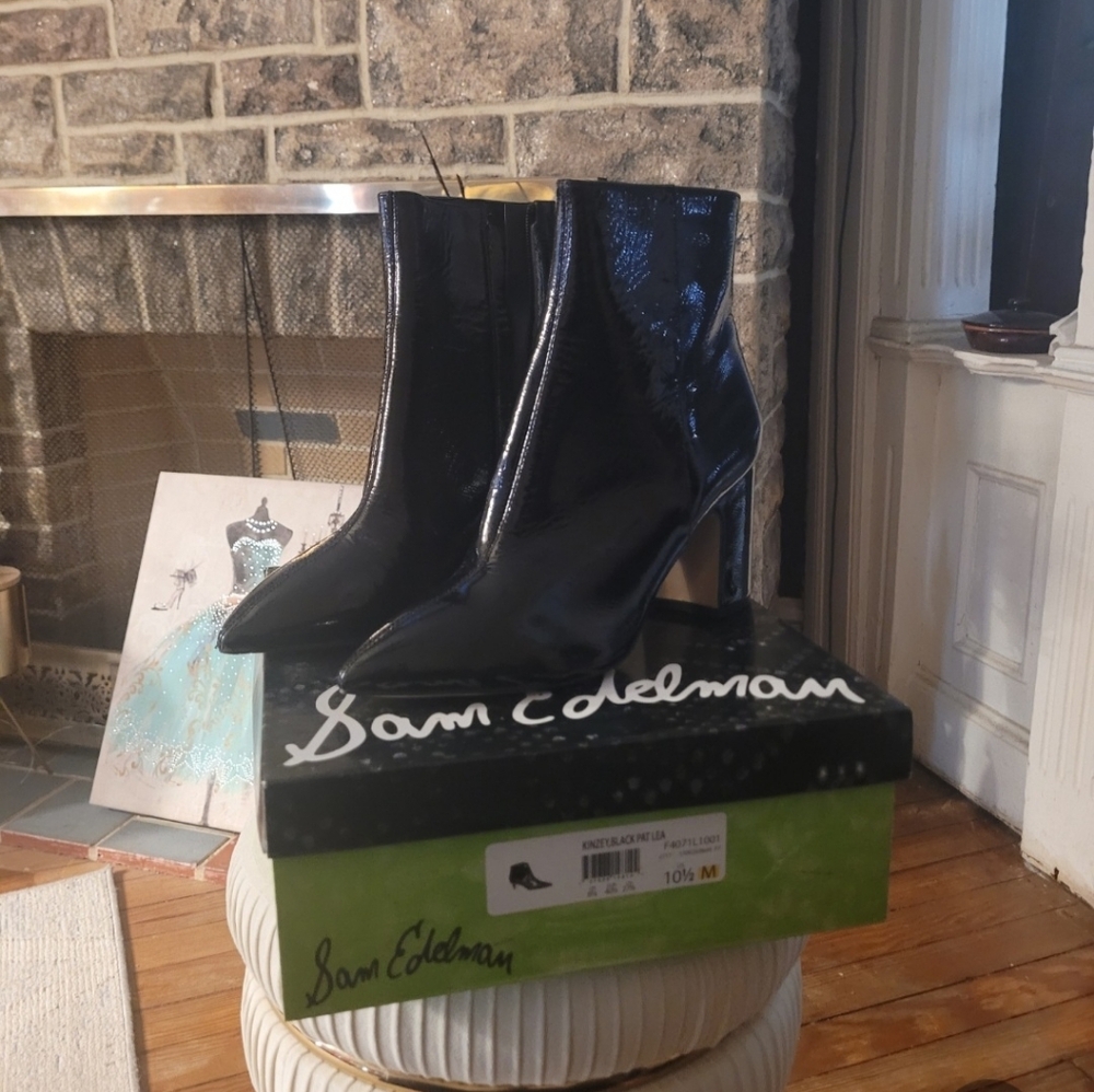 Sam Edelman Black Ankle Boots